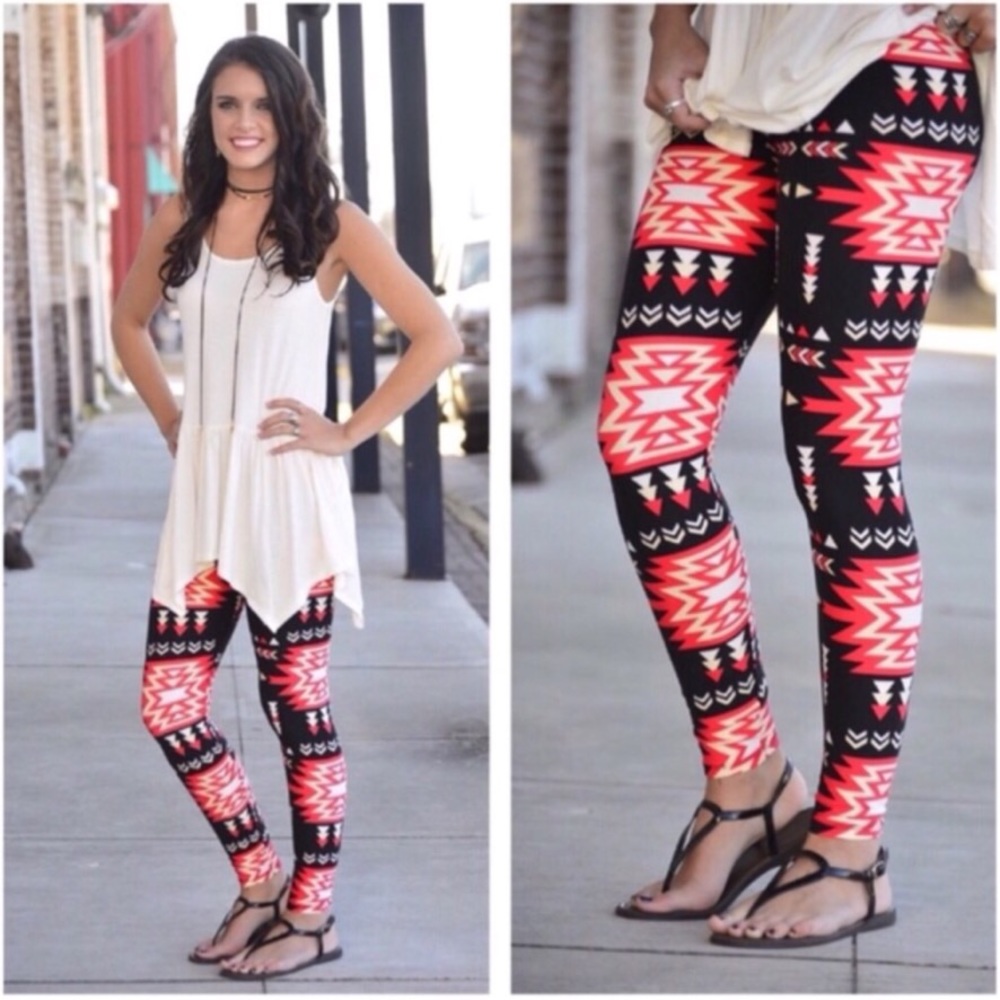 Infinity Raine Aztec Print Leggings